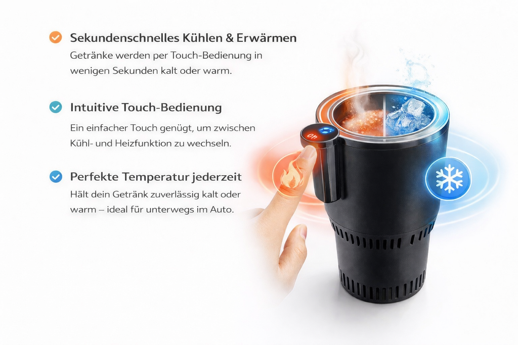 KlimaCup ® - 2 in 1 Becher Kalt und Warm